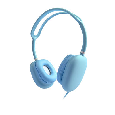 auriculares atadas con alambre 3.5m m del juego sobre los auriculares del juego del oído con el micrófono